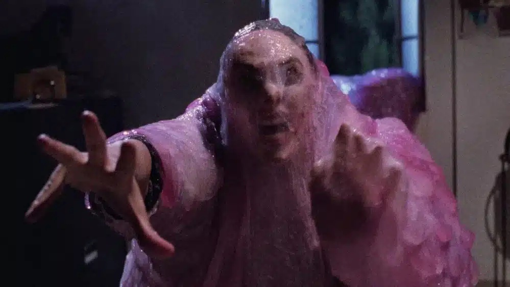 Man gets dominated by the blob.