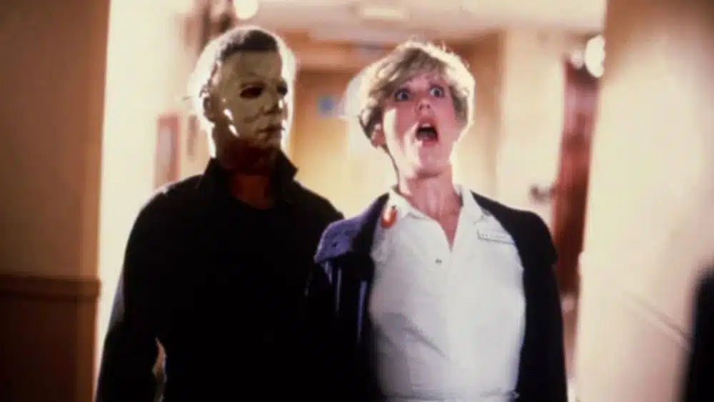 Michael Myers kills a nurse
