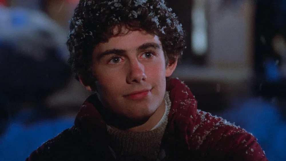 Billy Petzer on a snowy holiday night